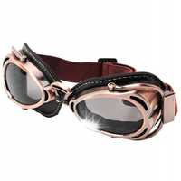 OKULARY MOTOCYKLOWE VINTAGE PILOT SCOOTER OKULARY