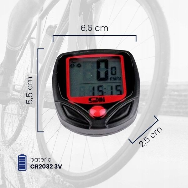 Wodoodporny Licznik Rowerowy 15 FUNKCJI zdjęcie 6