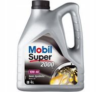 OLEJ PÓŁSYNTETYK MOBIL 10W40 SUPER 2000 X1 4L BENZYNA/DIESEL +