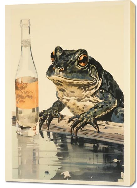 Obraz 70x100cm Refleksje Błotniaka zdjęcie 1