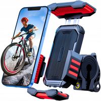 UCHWYT ROWEROWY NA TELEFON NA KIEROWNICĘ ROWERU MOTOCYKLA HULAJNOGI MOCNY