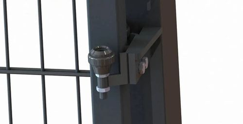 mocowanie górne uchwyt górny bram do profilu 40mm guma RAL 7016 na Arena.pl