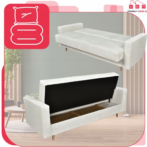 Zestaw mebli wypoczynkowy Rene wersalka kanapa fotele Bonell Family Meble na Arena.pl