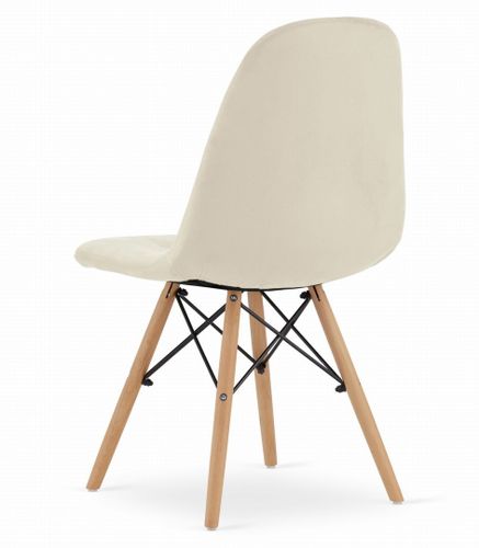 Krzesło DUMO - beż aksamit x 2 na Arena.pl