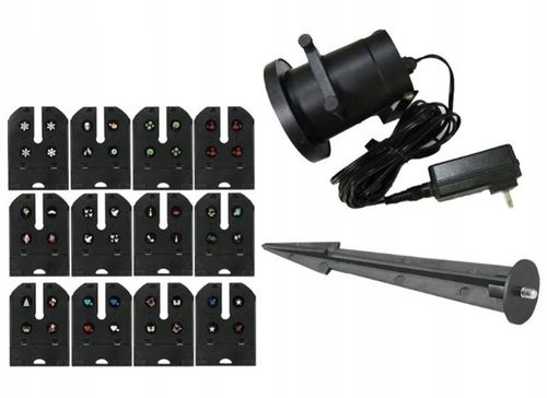 PROJEKTOR LASEROWY ŚWIĄTECZNY NA DOM RZUTNIK IP65 na Arena.pl