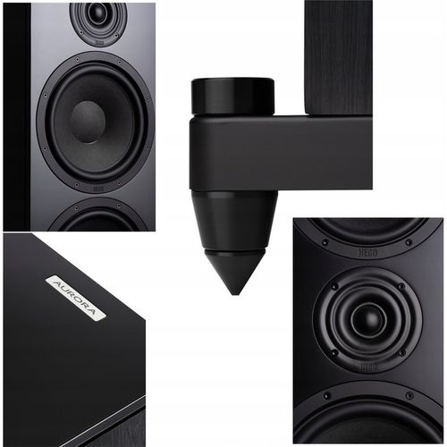 HECO Aurora XT 1000 + 300 + Center ZESTAW KOLUMN KINA DOMOWEGO 5.0 WALNUT na Arena.pl