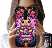 ETUI DO XIAOMI NOTE 8 PRO - SŁODKA KAPIBARA Z SZEJKIEM, SUPER WZORY