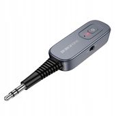 Borofone Odbiornik dźwięku Bluetooth AUX BC51 Clear Way szary