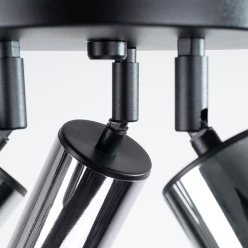 Plafon WINX 3P czarny/chrom na Arena.pl