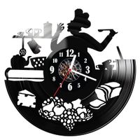 Zegar ścienny z płyty winylowej Szef kuchni 486.14