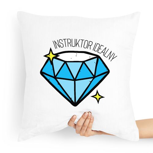 Poduszka Dla Instruktora Najlepszy Pod Słońcem Z Nadrukiem Ze Zdjęciem na Arena.pl