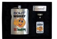 Zestaw Zapalniczka Benzynowa i Piersiówka Gentelo