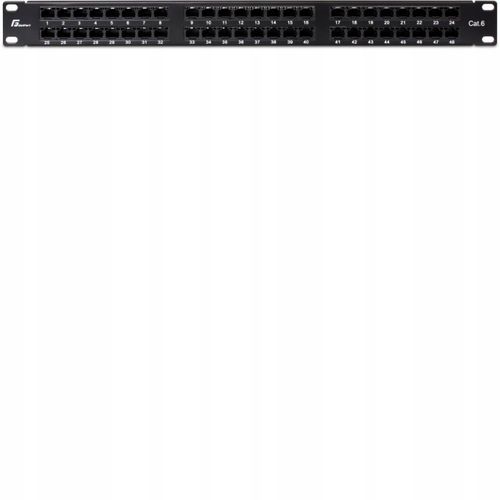 Patch panel Getfort PGF-6UTP48-B9 19" czarny na Arena.pl