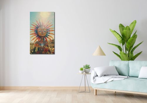Obraz 50x90cm Słoneczna Medytacja na Arena.pl