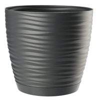 DONICZKA OSŁONKA NA KWIATY PODSTAWKA ANTRACYT 15cm