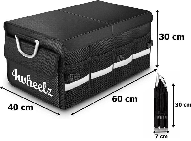 Organizer samochodowy Verden czarny zdjęcie 2