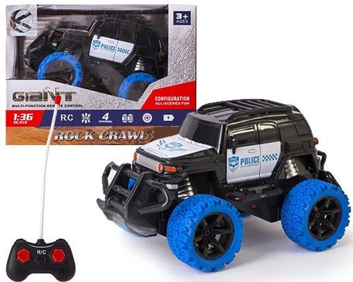 ZDALNIE STEROWANE CZARNE POLICYJNE AUTO na Arena.pl