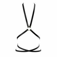 bijoux indiscrets maze body harness black - wielopozycyjna uprząż z