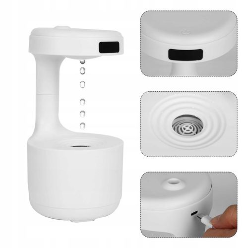 Nawilżacz ANTYGRAWITACYJNY kropla wody AROMATERAPIA dyfuzor mgła na Arena.pl