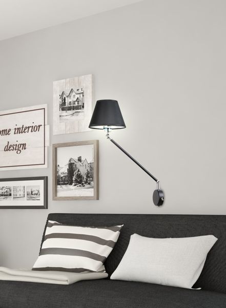 Filly kinkiet 1x40W E27 czarny matowy zdjęcie 2