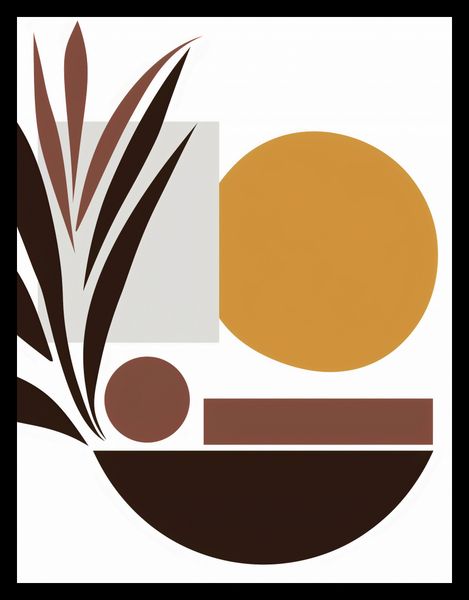 Plakat 50x65cm Stylizacja Roślin zdjęcie 2