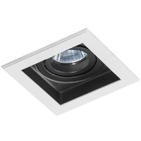 Lampa wpuszczana Minorka AZ1362 do sypialni czarna biała