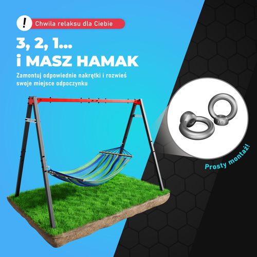 HUŚTAWKA OGRODOWA dla dzieci BOCIANIE GNIAZDO STELAŻ podwójny Super Fun na Arena.pl