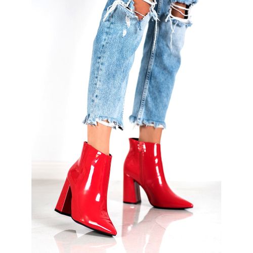 Czerwone Lakierowane Botki r.36 na Arena.pl