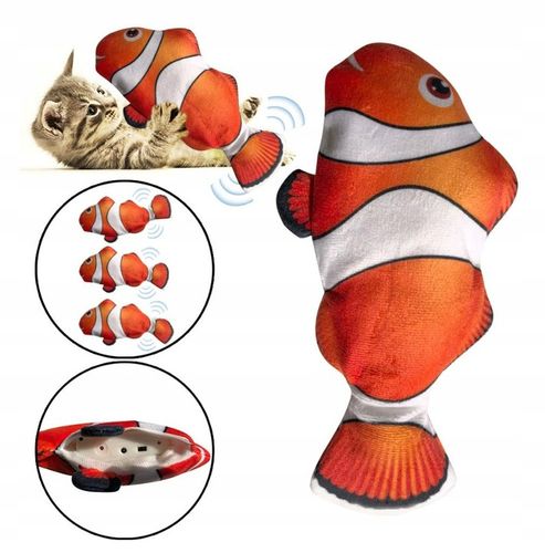 Elektryczna RYBA interaktywna Zabawka dla kota15 na Arena.pl