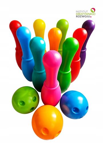 GIGANT kręgle 34 cm IKR 10 szt. + 3 KULE - Polski Producent na Arena.pl