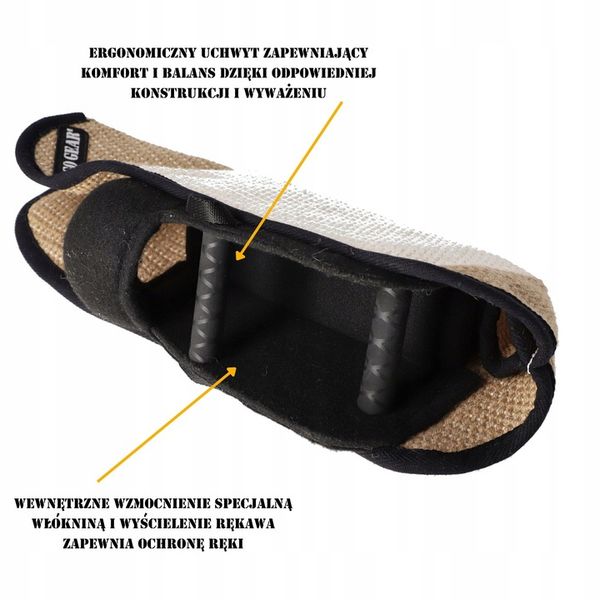 Dingo Gear K9 RĘKAW TRENINGOWY WOLF MEDIUM JUTA zdjęcie 4