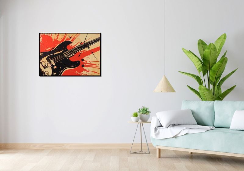 Plakat 84,1x59,4cm Gitara Elektryczna zdjęcie 4
