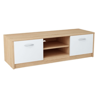 Szafka pod telewizor, Classic, 120x41x36, dąb sonoma, biel| TYLETEGOTU