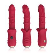 wibrator punktu g czerwony realistyczny 9 wibracji b series joy usb 22 cm