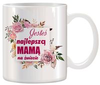 KUBEK Z NADRUKIEM ŚMIESZNY PREZENT DLA MAMY URODZINY IMIENINY DZIEŃ MATKI