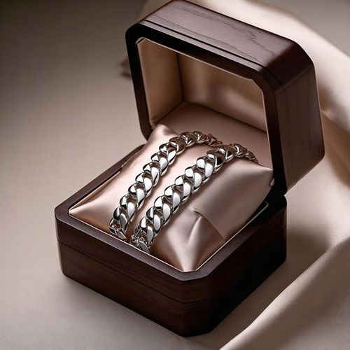 Srebrna Bransoleta Męska Pancerka 5mm/20cm Diamentowana SREBRO 925 PEŁNA na Arena.pl