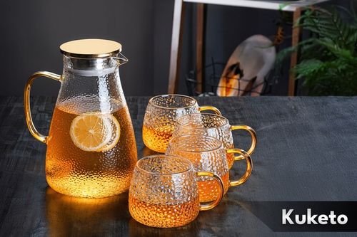 DZBANEK DO HERBATY szklany ZAPARZACZ Z SITEM FILTREM Kuketo Maiden na Arena.pl