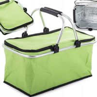 KOSZ KOSZYK SKŁADANY PIKNIKOWY TERMICZNY NA ZAKUPY TURYSTYCZNY IZOLACYJNY