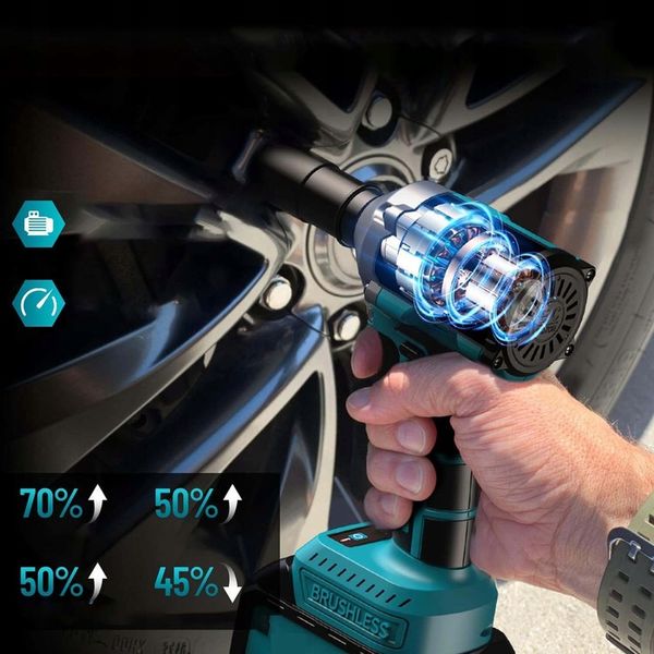 Wkrętarka Udarowa 21V 4000mAh z LED i Automatycznym Stopem zdjęcie 13