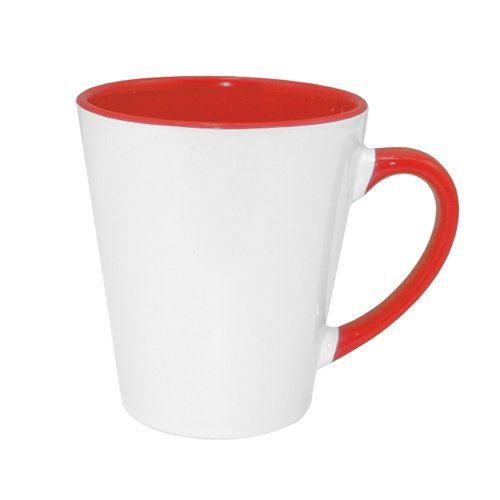 Kubek Latte Mały FUNNY Czerwony Sublimacja Termotransfer zdjęcie 1
