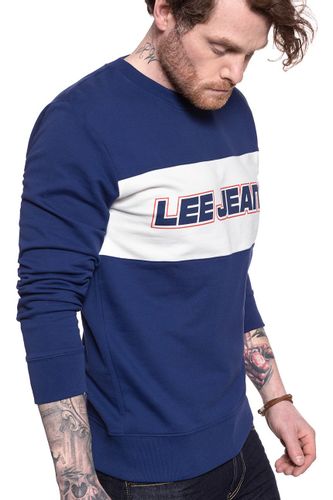 LEE BLUZA EASY BLOCKING CREW BLUEPRINT L82EQVLH M na Arena.pl