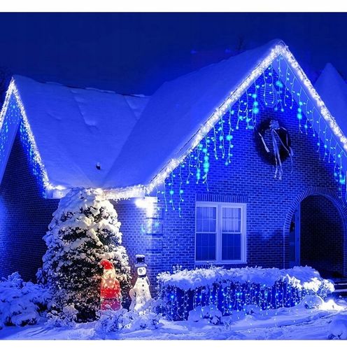 SOPLE FLASH 500 LED ZEWNĘTRZNE CHOINKOWE lampki NIEBIESKIE z Flashem na Arena.pl