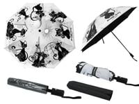 Parasol automat składany - Kocie wariacje (dekoracja na wierzchu) (CARMANI)