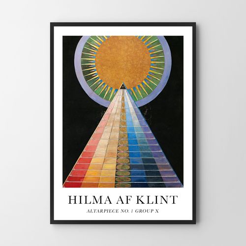 Plakat hilma af klint piramida 70x100 cm na Arena.pl