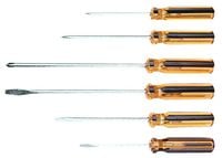 wkrętaki 6 sztuk żółta rączka - t 39d106