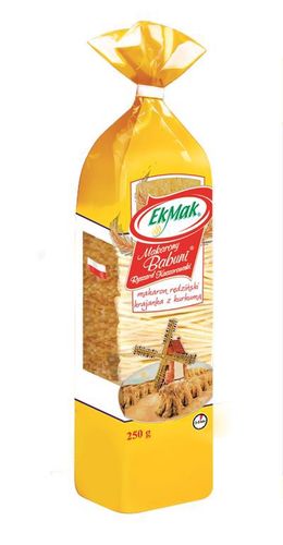 Eko Mak Makarony Babuni rędziński krajanka z kurkumą 250g na Arena.pl
