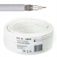 KABEL ANTENOWY SAT TV PRZEWÓD KONCENTRYCZNY DO ANTENY LTE FULL HD 4K 25 m