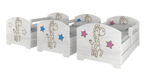 Łóżko dziecięce OSKAR BABY BOO 140x70 szuflada GRAWER WZORY!! na Arena.pl