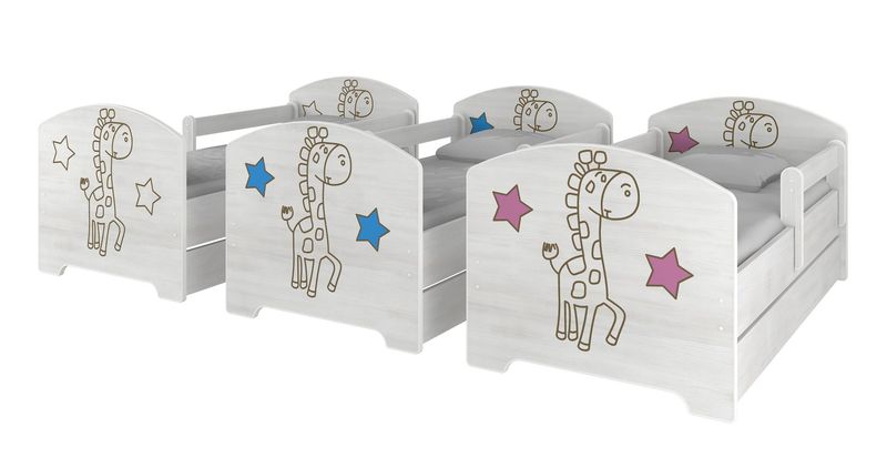 Łóżko dziecięce OSKAR BABY BOO 140x70 szuflada GRAWER WZORY!! zdjęcie 3