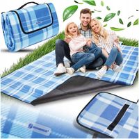 KOC PIKNIKOWY PLAŻOWY Z IZOLACJA DUŻA MATA WODOODPORNA 200x200cm XXL